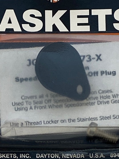 James Gasket 4 Speed Transmission Speedometer Block Off Plug fits 1948-80 Harley