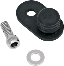 James Gasket Motorcycle Black 5 Speed Transmission Speedo Block Off for Harley