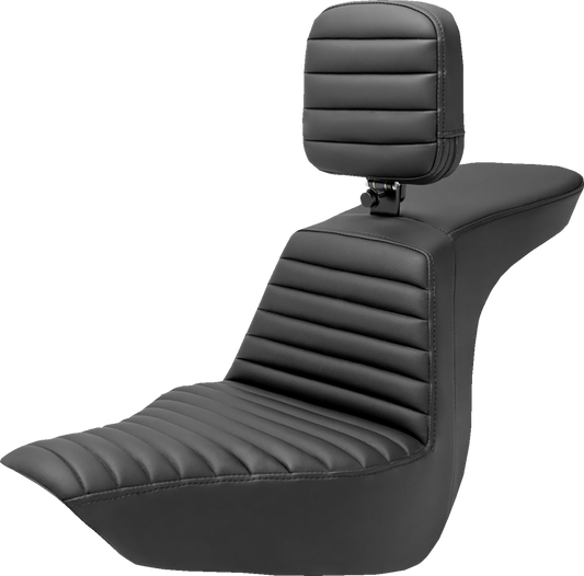 Saddlemen Step Up Tuck n Roll Seat & Backrest for 2018-2025 Harley Softail FXLR