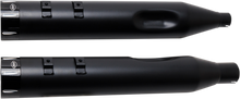 S&S MK45 Tracer Black Slip on Mufflers for 2017-2024 Harley Touring M8 550-0670