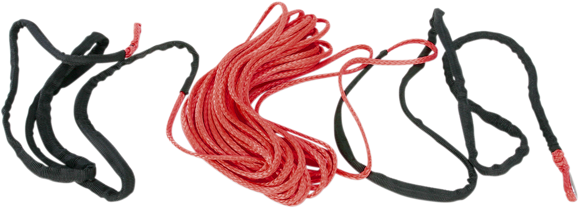 Moose Utility Red 3/16" x 50' Synthetic Universal ATV Offroad Winch Rope Cable