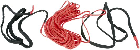 Moose Utility Red 3/16" x 50' Synthetic Universal ATV Offroad Winch Rope Cable