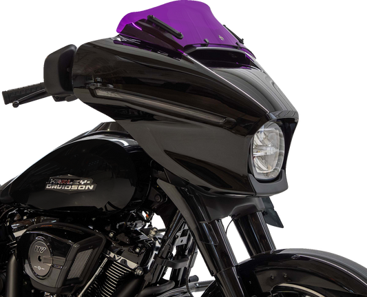 Klock Werks Kolor Flare 6.5" Purple Windshield for 2023-2025 Harley Street Glide