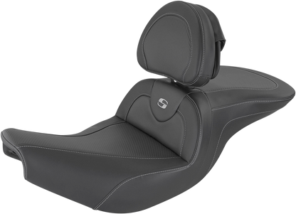 Saddlemen Roadsofa Heated Carbon Fiber Seat & Backrest 2014-23 Indian Chieftain