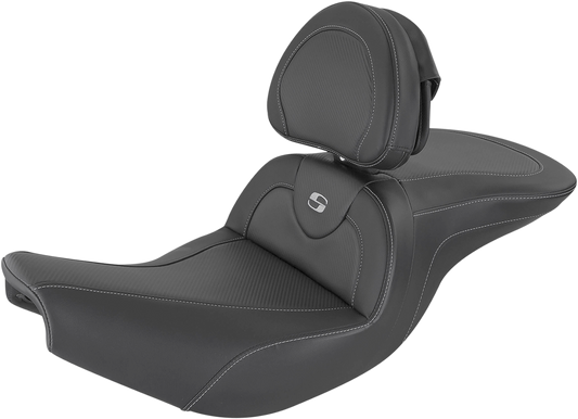 Saddlemen Roadsofa Heated Carbon Fiber Seat & Backrest 2014-23 Indian Chieftain