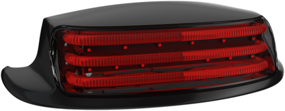 Custom Dynamics Black Red Lens Rear Fender Tip Light 2009-2019 Harley Touring