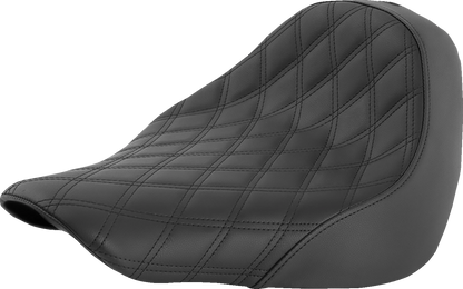 Saddlemen Renegade Lattice Solo Seat for 2018-26 Harley Softail Breakout Fat Boy