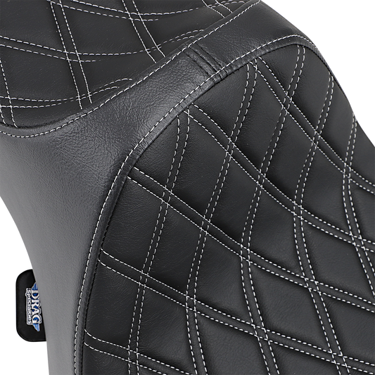 Drag Specialties Diamond Predator III Seat 2004-2022 Harley Davidson Sportster