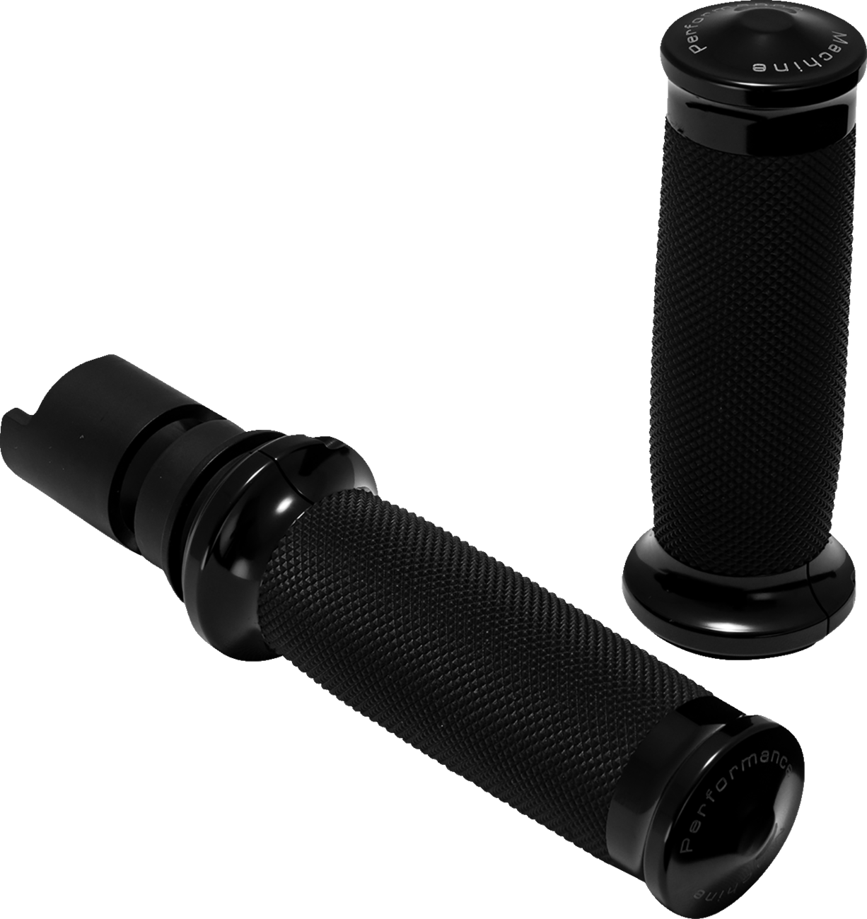 Performance Machine Contour Black Hand Grips for 2023-25 Harley Touring Softail