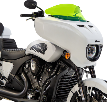 Klock Werks 9" Green Ice Flare Windshield fits 2025-2026 Indian Powerplus Models