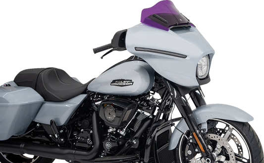 Klock Werks Kolor Flare 8" Purple Windshield for 2023-2025 Harley Street Glide