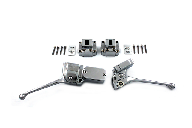 Vtwin Chrome Handlebar Control Kit 1972-1981 Harley Dyna Touring Sportster XL FL