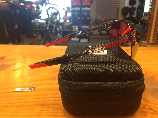 100% Unisex Sportcoupe Translucent Mirror Lens Dual Sport Wrap Around Sunglasses
