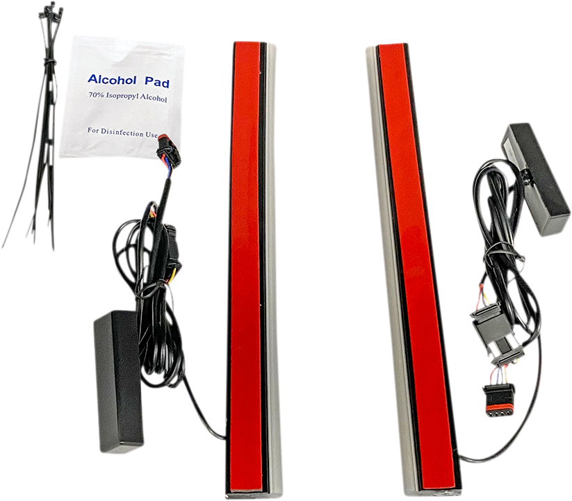 Custom Dynamics 10" Dual Color Rear LED Plasma Rods Accent Light Kit for Harley