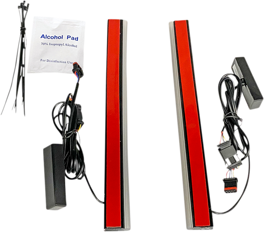 Custom Dynamics 10" Dual Color Rear LED Plasma Rods Accent Light Kit for Harley