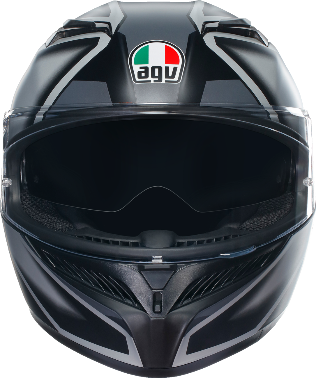AGV K3 Compound Gray Unisex Adult Motorcycle Street Riding Full Face Helmet