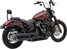 Cobra Black RPT Motorcycle Slip on Mufflers 2018-2022 Harley Softail FLDE FLHCS