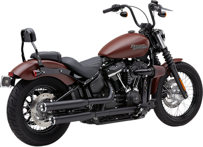 Cobra Black RPT Motorcycle Slip on Mufflers 2018-2022 Harley Softail FLDE FLHCS