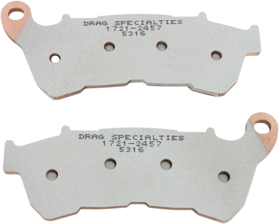 Drag Premium Sintered Metal Front Brake Pads for 2014-2022 Harley Sportster