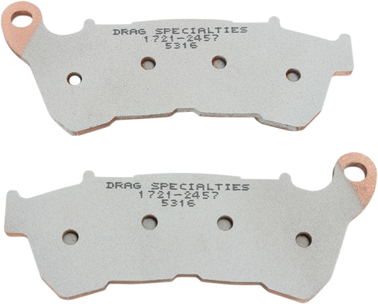 Drag Premium Sintered Metal Front Brake Pads for 2014-2022 Harley Sportster
