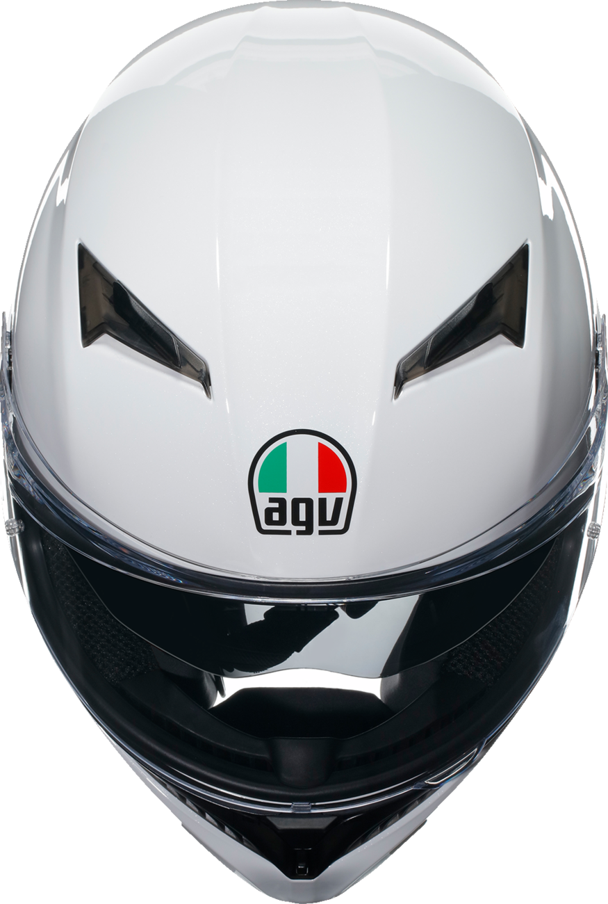 AGV K3 Seta White Unisex Adult Motorcycle Street Riding Full Face Helmet