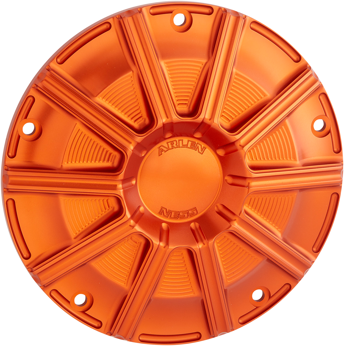 Arlen Ness 10 Gauge Orange Derby Cover fits 2015-2024 Harley Touring Bagger FLHX