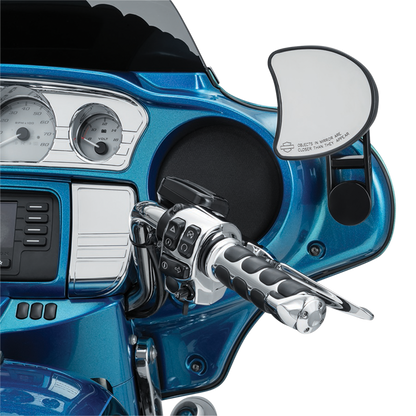 Kuryakyn 6576 Adjustable Fairing Drop Mirror Mounts 2006-2013 Harley Touring