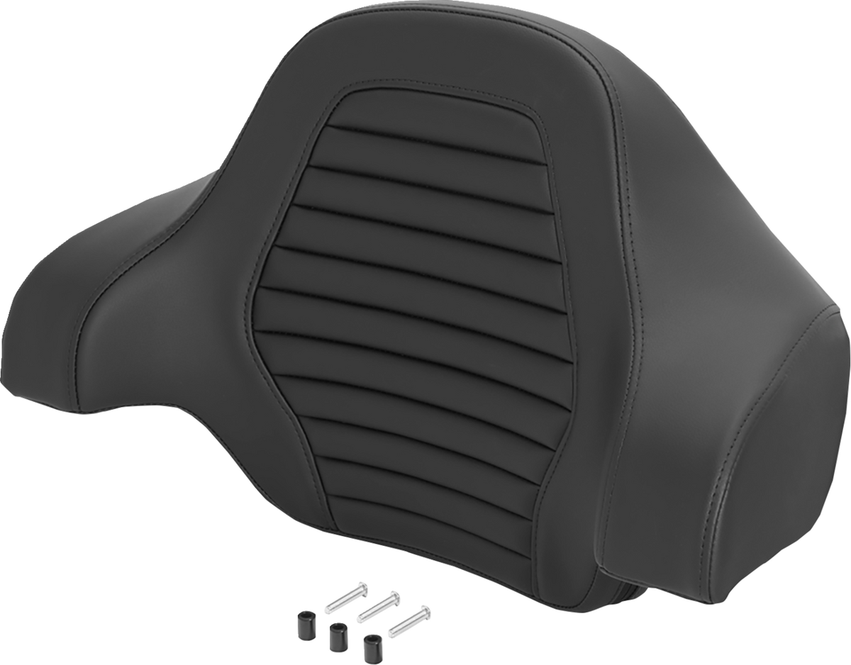 Saddlemen Black Tuck N Roll Deluxe Sissy Bar Tour Pack Backrest Pad for Harley