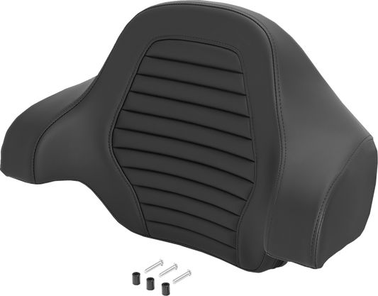 Saddlemen Black Tuck N Roll Deluxe Sissy Bar Tour Pack Backrest Pad for Harley
