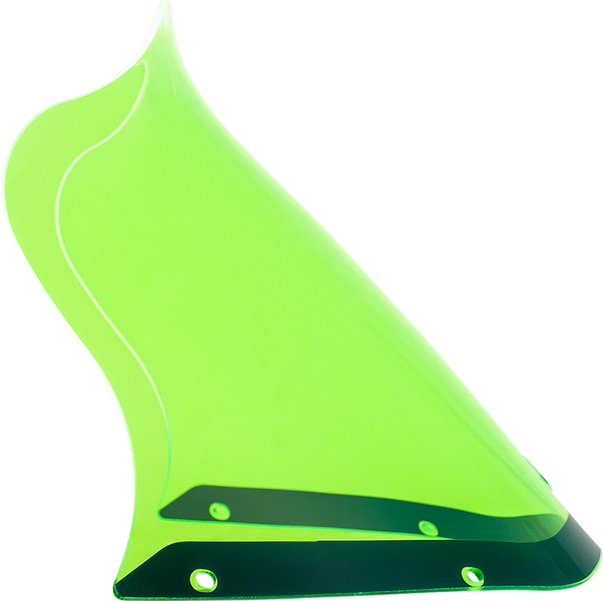 Klock Werks Flare 12.5" Green Ice Windshield fits Saddlemen S-RT Mini Fairing