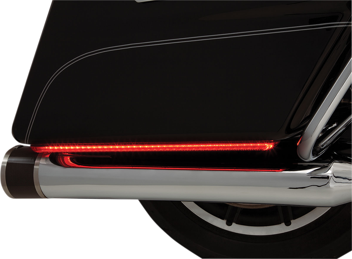 Ciro Machete LED Rear Lower Saddlebag Lights 2015-24 Harley Touring FLHXS FLHRXS