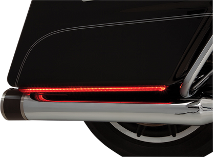 Ciro Machete LED Rear Lower Saddlebag Lights 2015-24 Harley Touring FLHXS FLHRXS