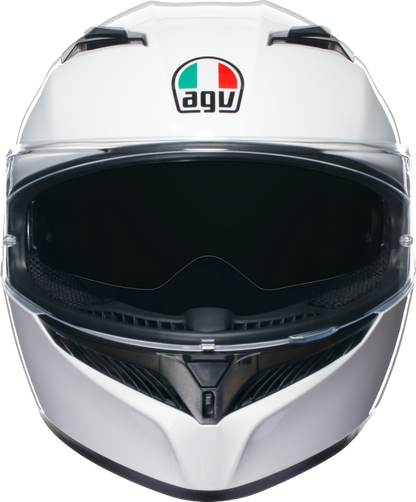 AGV K3 Seta White Unisex Adult Motorcycle Street Riding Full Face Helmet