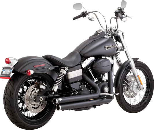 Vance & Hines Big Shots Staggered Exhaust System 2010-2017 Harley Dyna FXD 47338