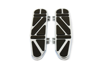 Vtwin Long John Driver Foot board Floorboard Set fits Harley Touring