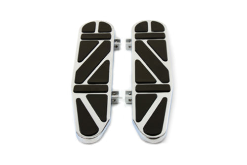 Vtwin Long John Driver Foot board Floorboard Set fits Harley Touring