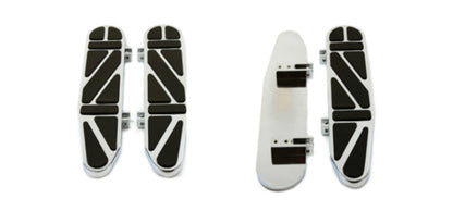 Vtwin Long John Driver Foot board Floorboard Set fits Harley Touring