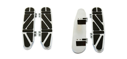 Vtwin Long John Driver Foot board Floorboard Set fits Harley Touring