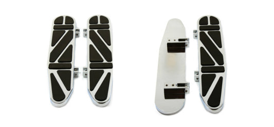 Vtwin Long John Driver Foot board Floorboard Set fits Harley Touring