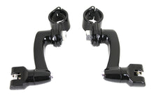 VTwin Universal Motorcycle 1-1/4" Adjustable Highway Bar Footpeg Mount Set