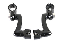 VTwin Universal Motorcycle 1-1/4" Adjustable Highway Bar Footpeg Mount Set