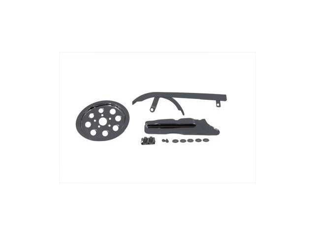 Vtwin Chrome Belt Guard & Pulley Cover Kit fits 1991-1999 Harley Sportster