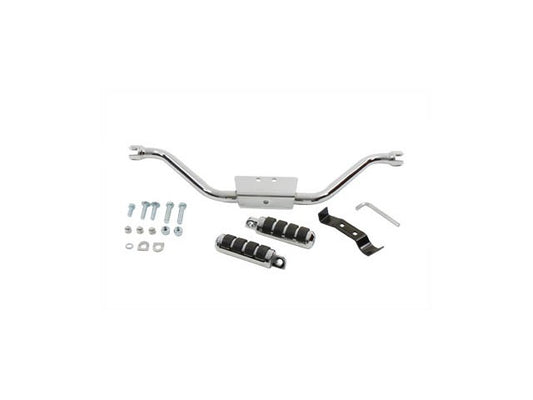 Vtwin Mustache Highway Bar Cat Paw Footpegs Kit fits 1984-1999 Harley Softail
