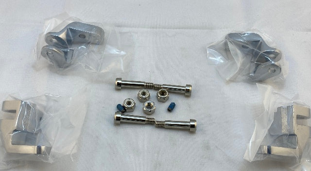 VTwin Chrome Driver Floorboard Relocation Kit 1999-2016 Harley Touring Models