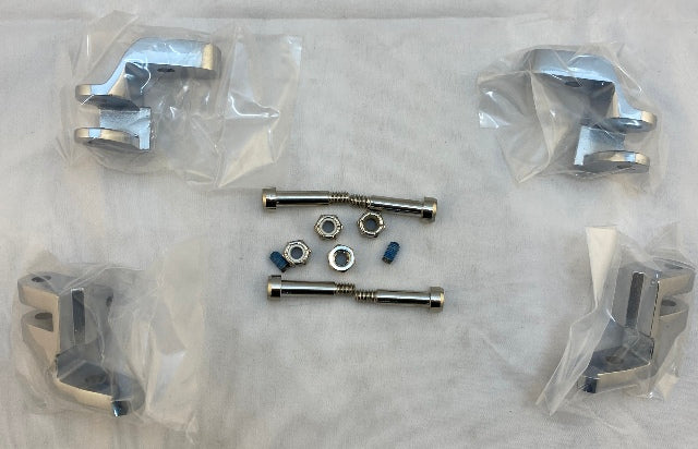 VTwin Chrome Driver Floorboard Relocation Kit 1999-2016 Harley Touring Models