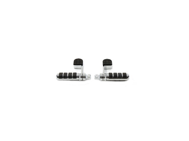 Vtwin Chrome Soft Pegster Heel Stirrup Kit Male Mount Peg for Harley FXR Dyna