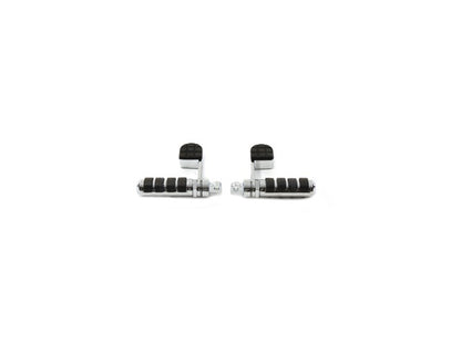 Vtwin Chrome Soft Pegster Heel Stirrup Kit Male Mount Peg for Harley FXR Dyna