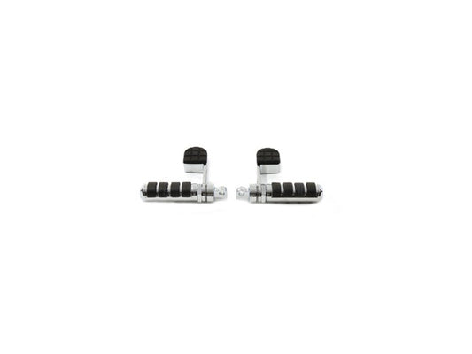 Vtwin Chrome Soft Pegster Heel Stirrup Kit Male Mount Peg for Harley FXR Dyna