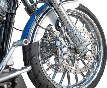 Arlen Ness Chrome Method No Flex Inverted Fork Legs for 2014-2025 Harley Touring