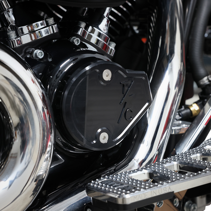 Thrashin Supply Smooth Black Cam Cover for 2023-2024 Harley Touring TSC-3028-1